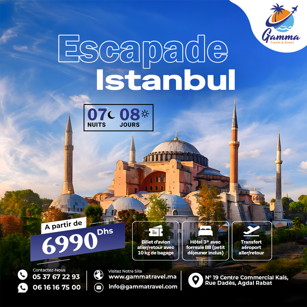 Voyage Istanbul ( 8 JOURS / 7 NUITS )